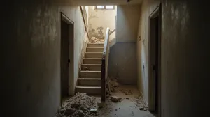 Remont w mieszkaniu i kurz na klatce